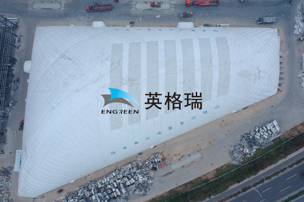 施工場地呈多邊形能使用氣膜覆蓋嗎？