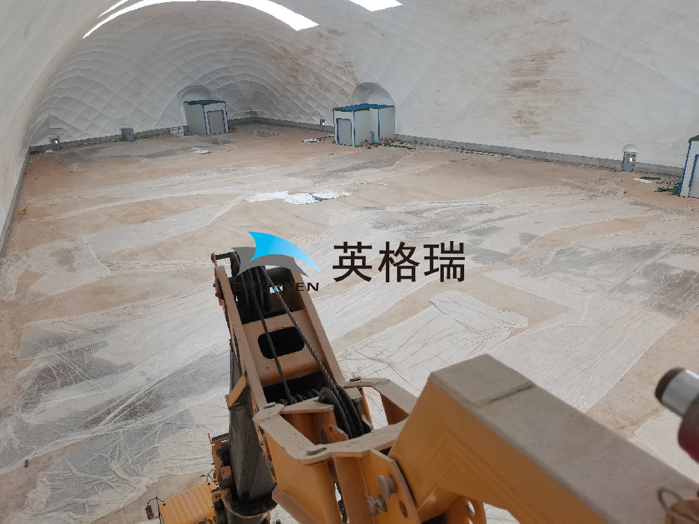 建筑人過(guò)冬救星！基坑氣膜一蓋，零下 10℃也能正常施工！